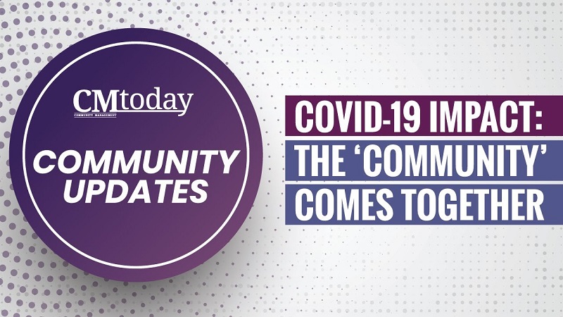 COVID-19 : The Community comes together